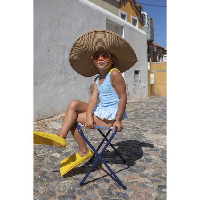 Sunny blue ruffle swimsuit - One Pieces - 5