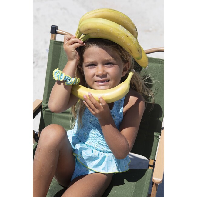 Water garden smocked swimsuit - One Pieces - 5