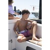 Lavander stripes surfer swim shorts - Swim Trunks - 5 - thumbnail