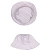 Lavander stripes bucket hat - Sun Hats - 1 - thumbnail