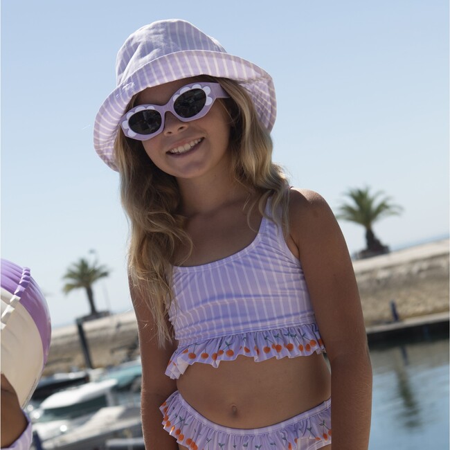 Lavander stripes bucket hat - Sun Hats - 3