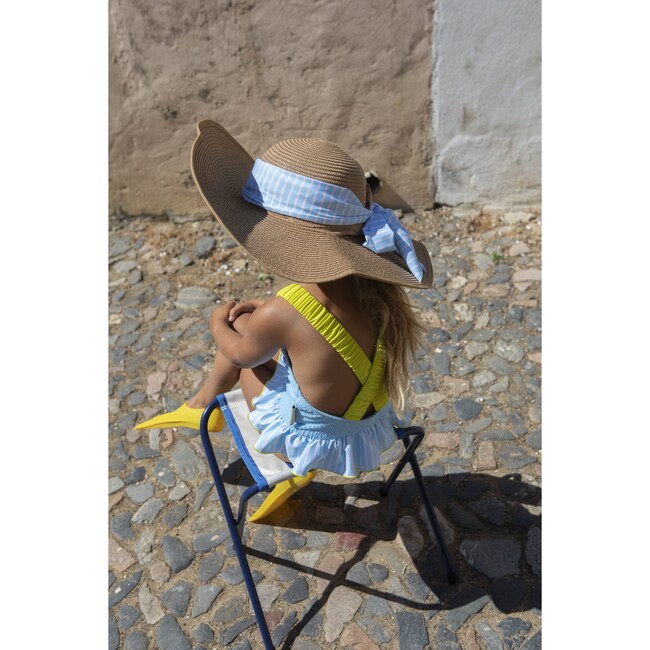 Sunny blue ruffle swimsuit - One Pieces - 6