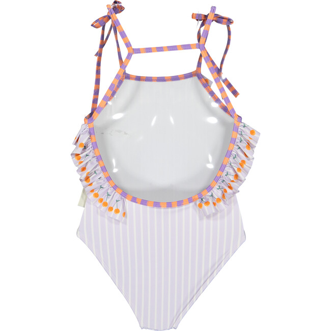 Lavander cherry swimsuit