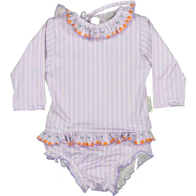 Lavander cherry bikini bottom