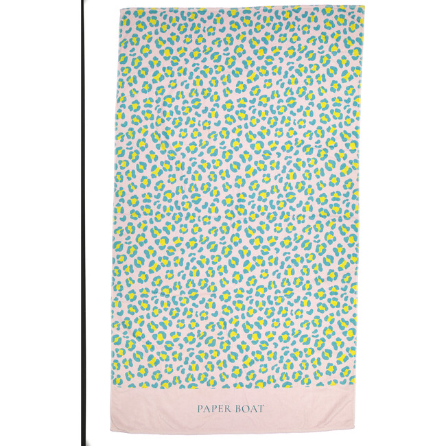 Candy animal dots large beach towel