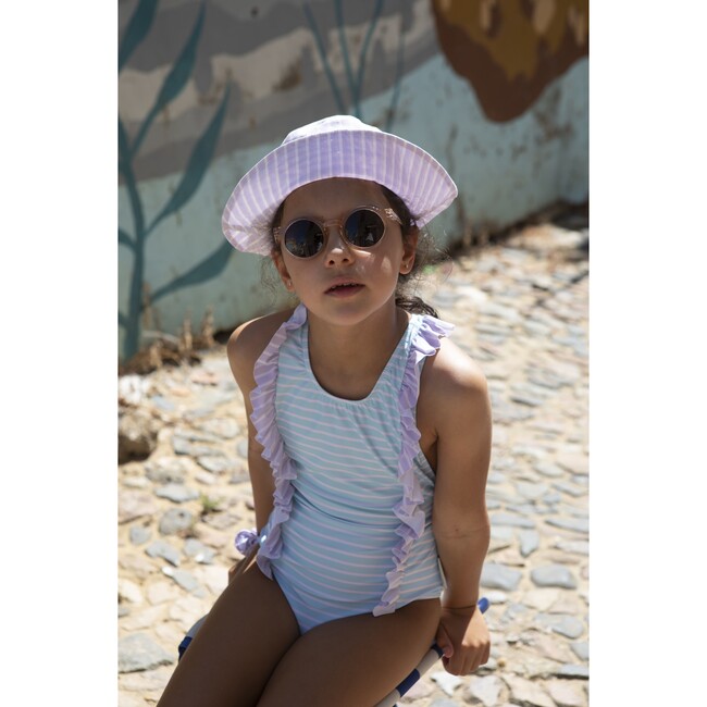 Lavander stripes bucket hat - Sun Hats - 5