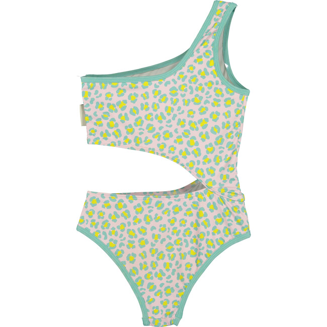 Candy animal dots asymmetric swimsuit