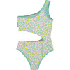 Candy animal dots asymmetric swimsuit - One Pieces - 1 - thumbnail
