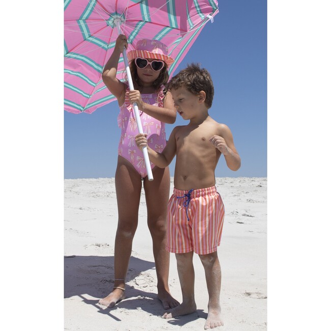 Beach stripes classic swim shorts - Swim Trunks - 3