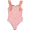 Beach stripes and bows swimsuit - One Pieces - 2 - thumbnail