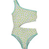 Candy animal dots asymmetric swimsuit - One Pieces - 2