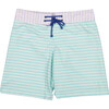 Pastel stripes surfer swim shorts - Swim Trunks - 1 - thumbnail
