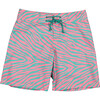 Minty waves surfer swim shorts - Swim Trunks - 1 - thumbnail
