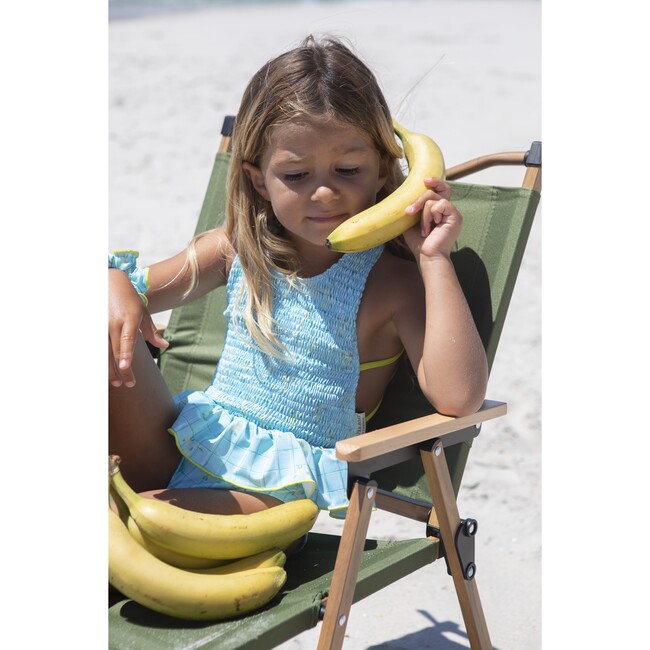 Water garden smocked swimsuit - One Pieces - 8