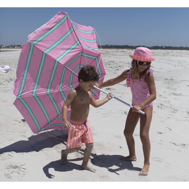 Beach stripes classic swim shorts - Swim Trunks - 6
