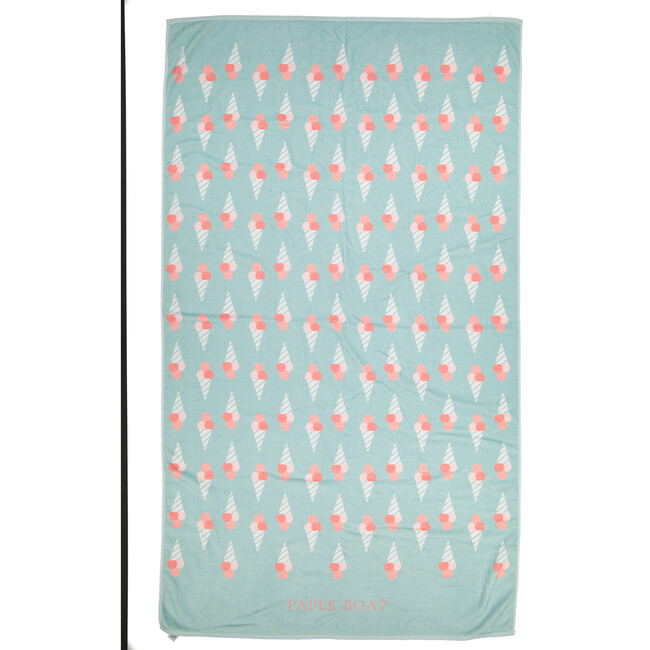 Ice cream dream large beach towel
