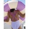 Lavander stripes swimsuit - One Pieces - 7