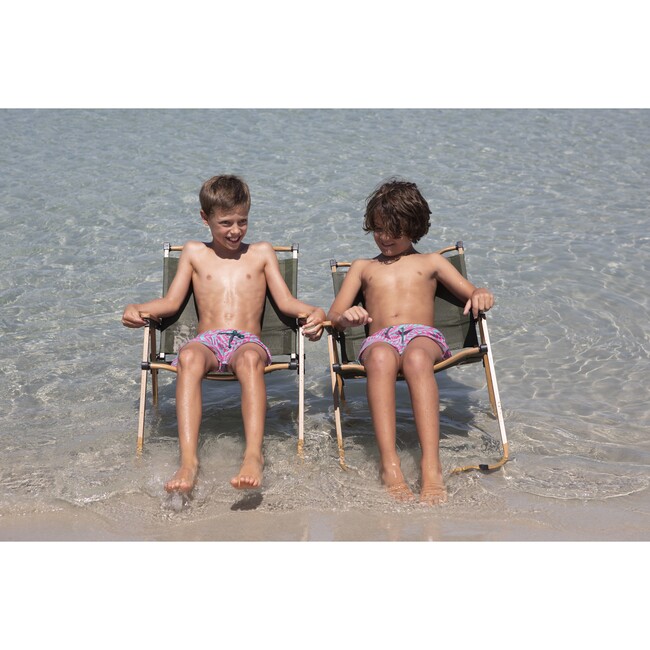 Minty waves classic swim shorts - Swim Trunks - 6