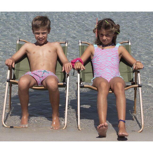 Minty waves surfer swim shorts - Swim Trunks - 6