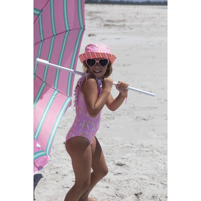 Beach stripes and bows swimsuit - One Pieces - 6