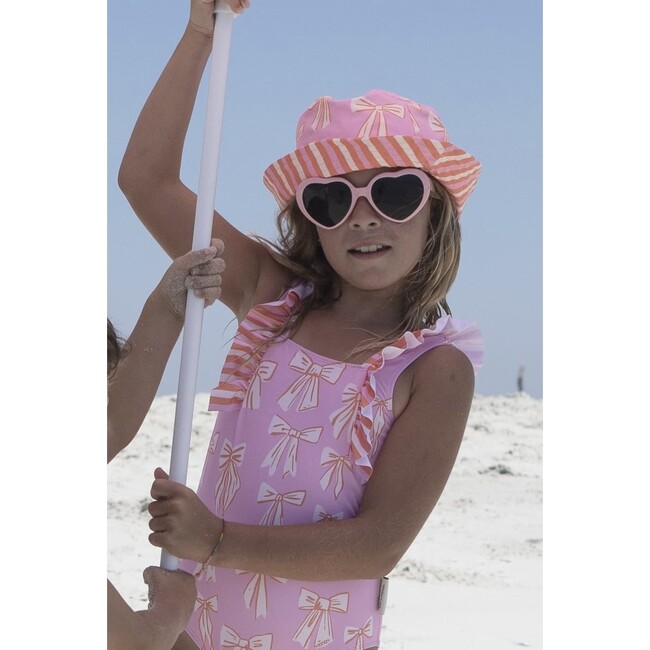 Beach stripes and bows bucket hat - Sun Hats - 3