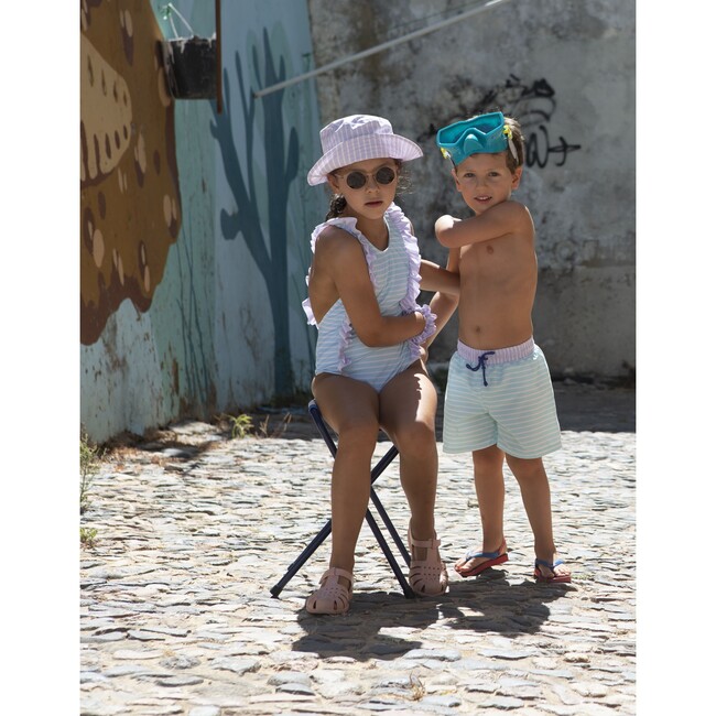 Pastel stripes classic swim shorts - Swim Trunks - 6