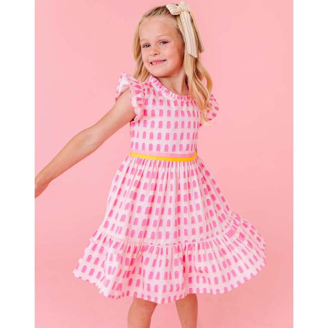 Pink Popsicles  Ruffle Dress