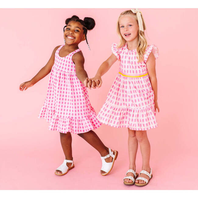 Pink Popsicles Ruffle Dress - Dresses - 4