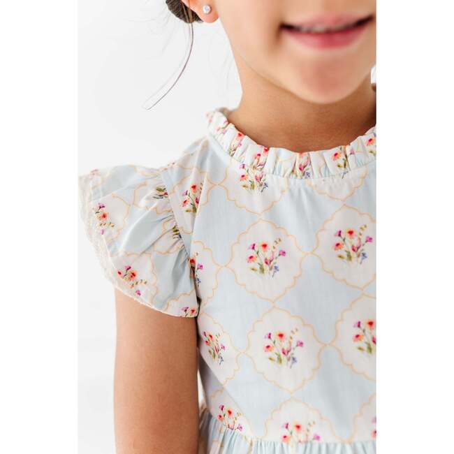 Garden Trellis Ruffle Dress - Dresses - 3