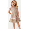 Block Print Bloom Ruffle Dress - Dresses - 2 - thumbnail