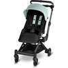 M+ Stroller, Black Luxe/Surf Spray - Single Strollers - 1 - thumbnail