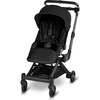 M+ Stroller, Black Luxe/Black - Single Strollers - 1 - thumbnail