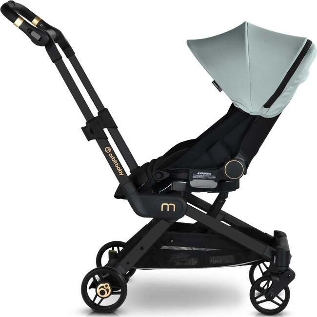 M+ Stroller, Black Luxe/Surf Spray