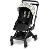 M+ Stroller, Black Luxe/Squiggle - Single Strollers - 1 - thumbnail