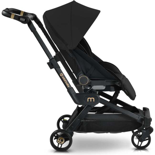 M+ Stroller, Black Luxe/Black - Single Strollers - 3