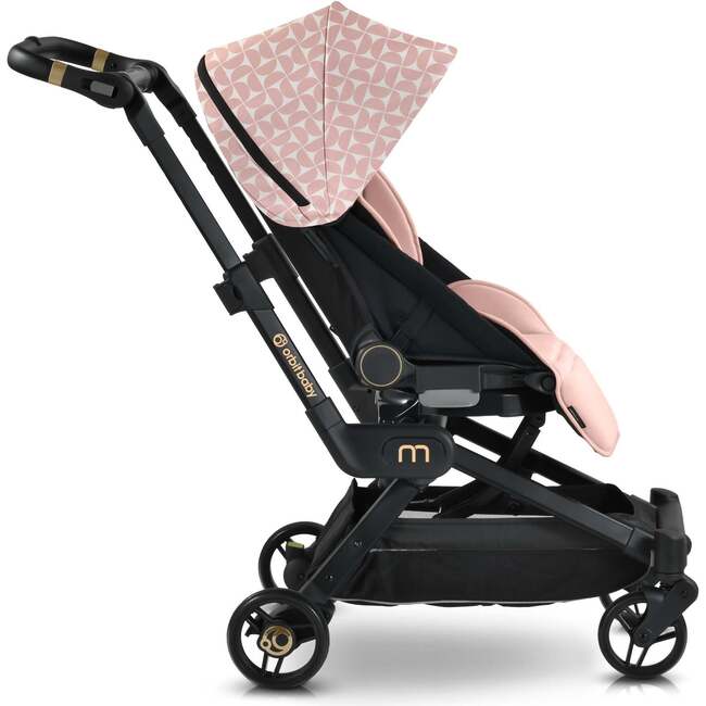 M+ Stroller, Black Luxe/Blush Mod Mosaic - Single Strollers - 3