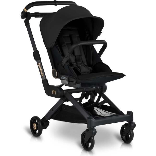 M+ Stroller, Black Luxe/Black - Single Strollers - 4