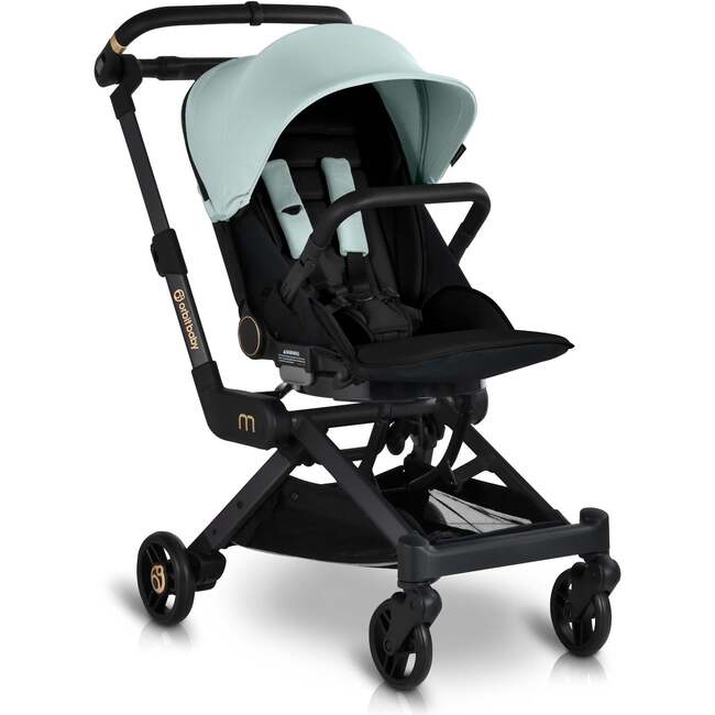 M+ Stroller, Black Luxe/Surf Spray - Single Strollers - 4