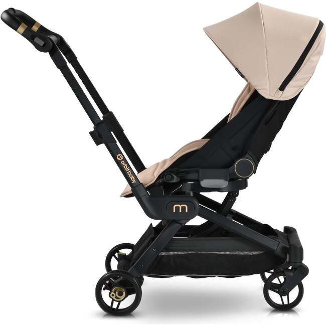 M+ Stroller, Black Luxe/Taupe Beige