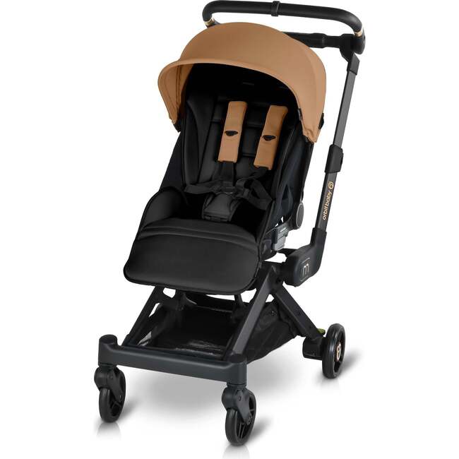 M+ Stroller, Black Luxe/Chestnut