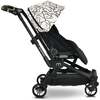 M+ Stroller, Black Luxe/Squiggle - Single Strollers - 3 - thumbnail