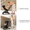M+ Stroller, Black Luxe/Surf Spray - Single Strollers - 6 - thumbnail