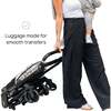 M+ Stroller, Black Luxe/Surf Spray - Single Strollers - 7 - thumbnail
