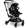 M+ Stroller, Black Luxe/Squiggle - Single Strollers - 4 - thumbnail