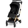 M+ Stroller, Gold/Black - Single Strollers - 4 - thumbnail