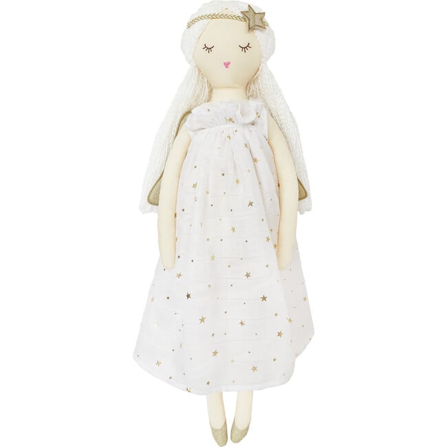 Angelina Celestial Angel Doll, White - Soft Dolls - 1
