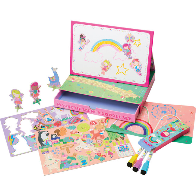 Rainbow Fairy Magnetic Scene & Doodle Set