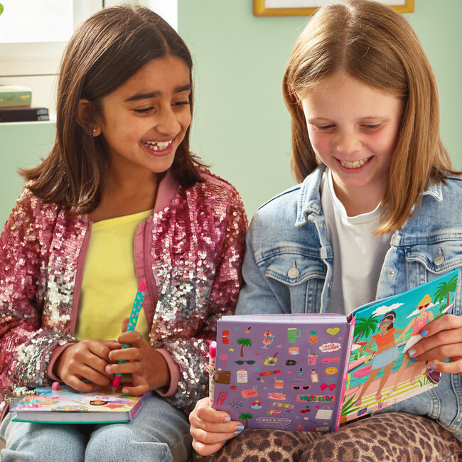 Fashion Friends Lockable Diary with Erasable Pen ( Varied Designs )