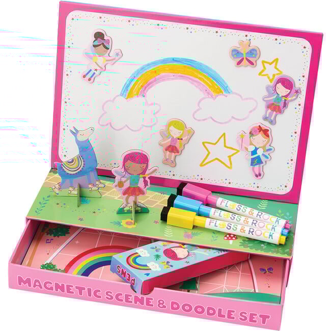 Rainbow Fairy Magnetic Scene & Doodle Set - Arts & Crafts - 3