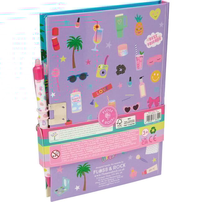 Fashion Friends Lockable Diary with Erasable Pen ( Varied Designs ) - Books - 3